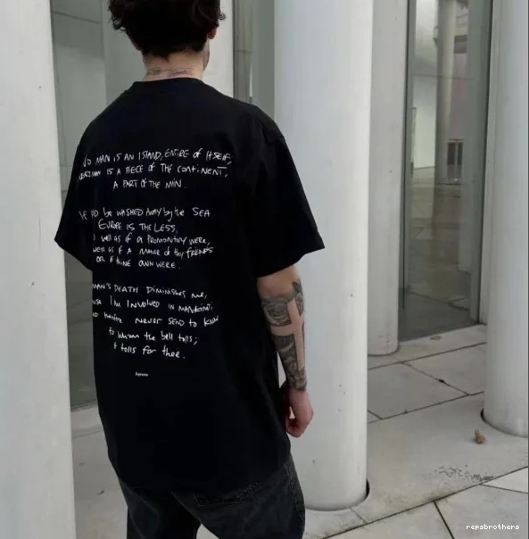 TEE Island THE RULE XL WORLD L CORTEIZ Printed TEE Short Sleeve M Black S Devil's FW23 0719